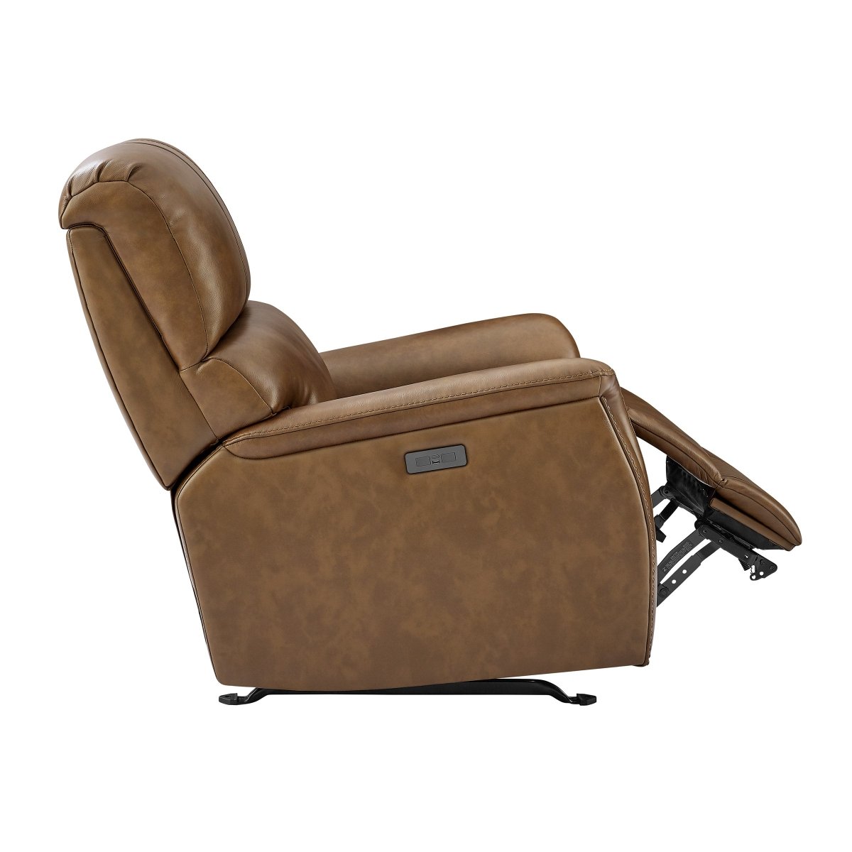 Barcalounger Presley Leather Power Rocker Recliner with Power Headrest - Alpine Outlets