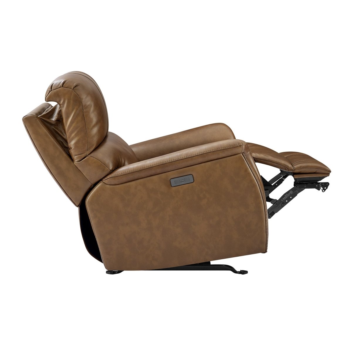 Barcalounger Presley Leather Power Rocker Recliner with Power Headrest - Alpine Outlets