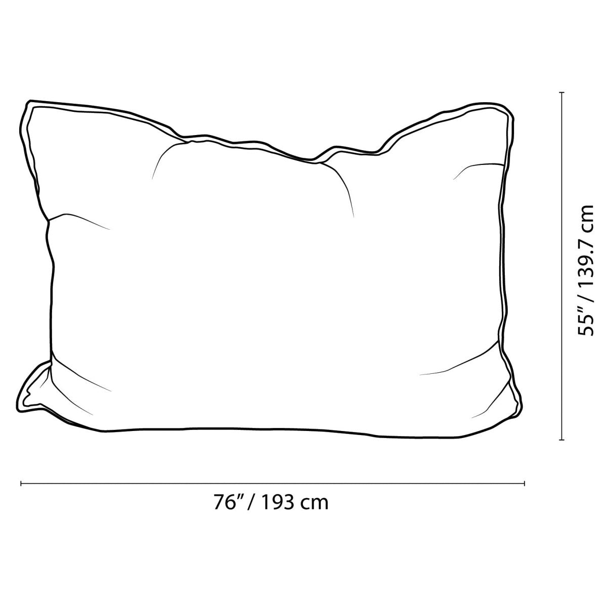 Lounge & Co Crash Foam Pillow - Alpine Outlets