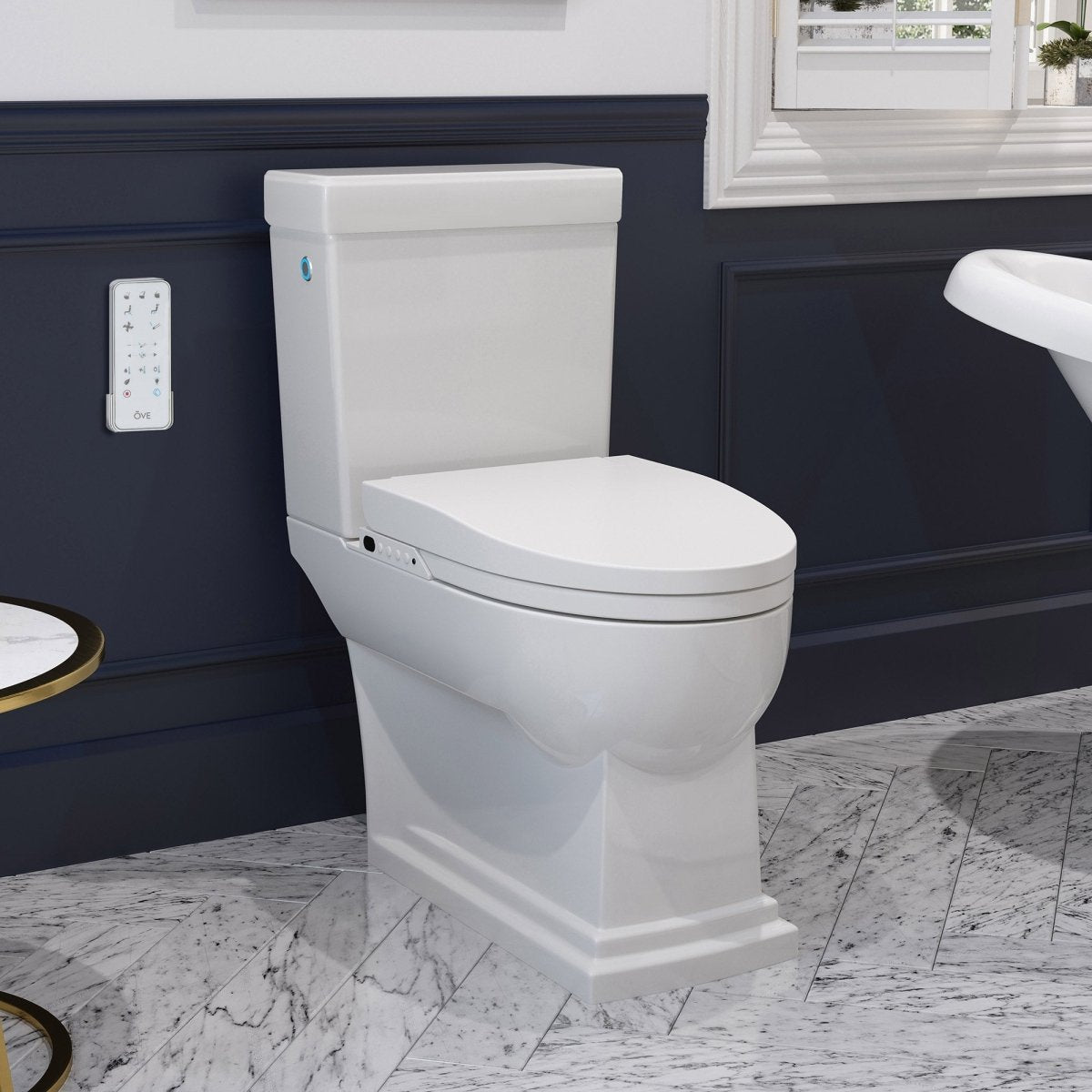 OVE Decors Irenne Elongated Smart Bidet Toilet with Remote Control - Alpine Outlets