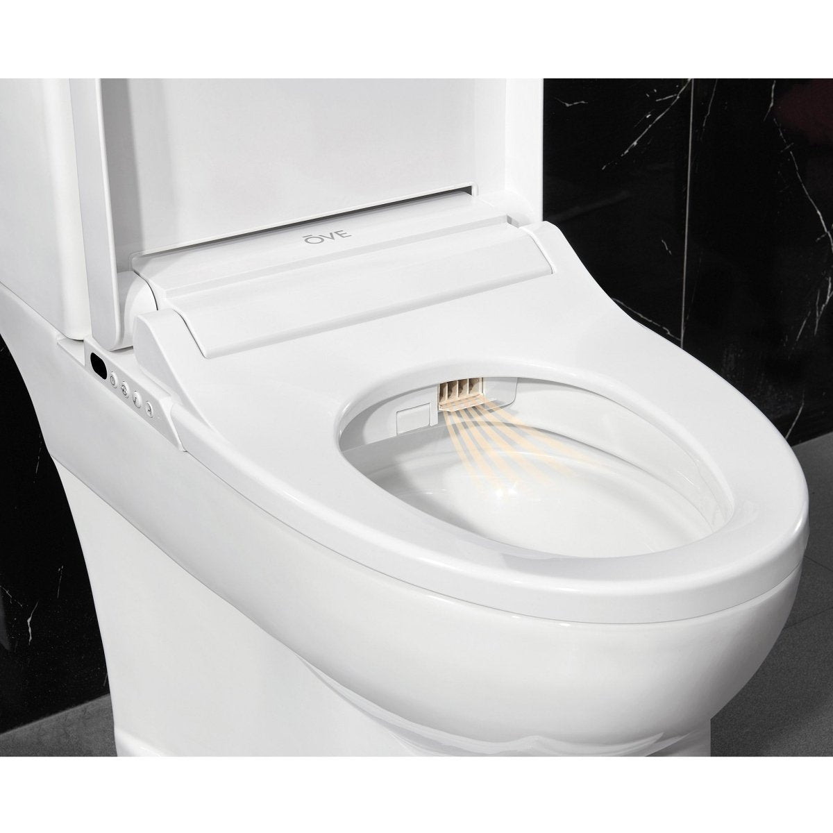 OVE Decors Irenne Elongated Smart Bidet Toilet with Remote Control - Alpine Outlets