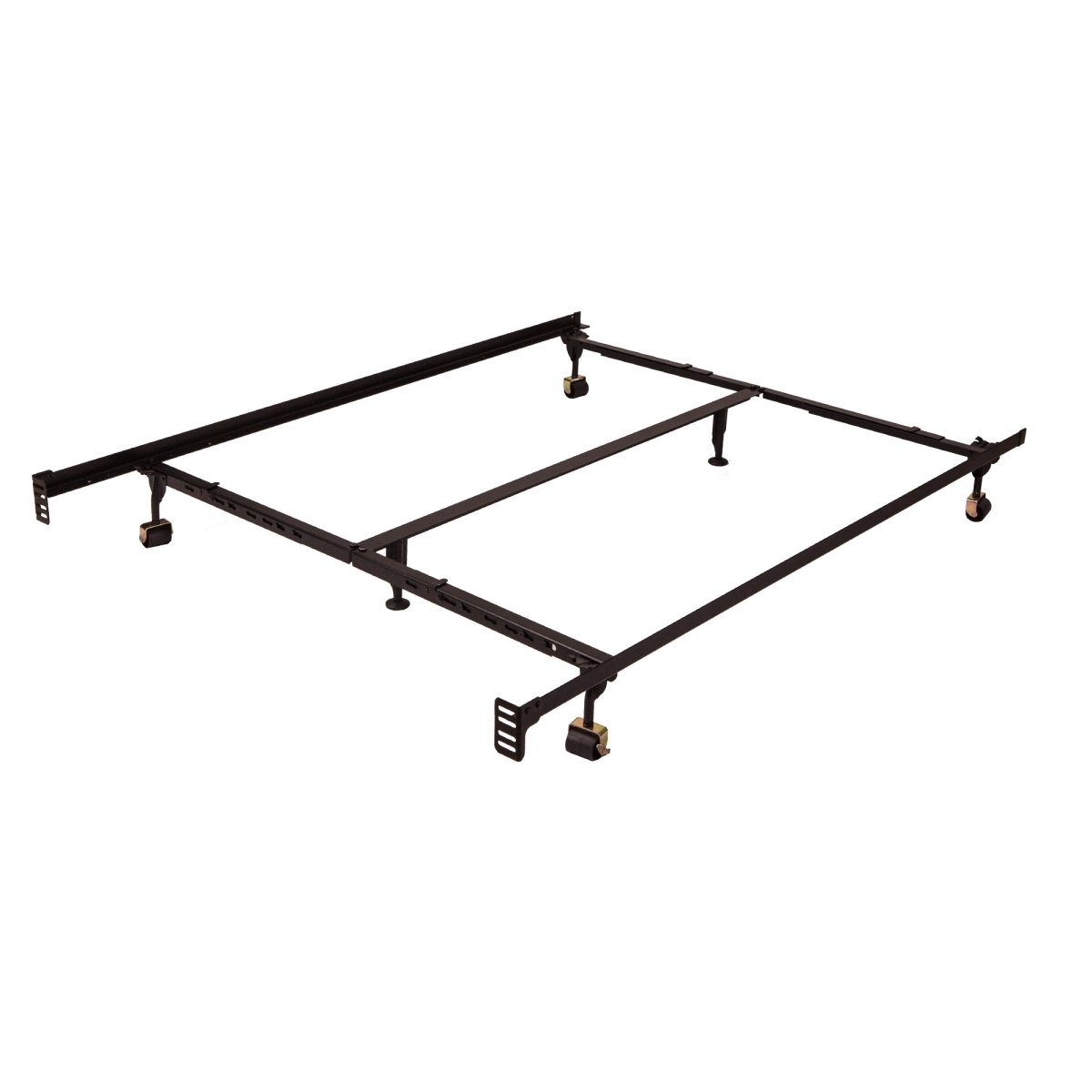 Premium Universal Lev-R-Lock Bed Frame- Fits Standard Twin, Full, Queen, King, California King Sizes - Alpine Outlets
