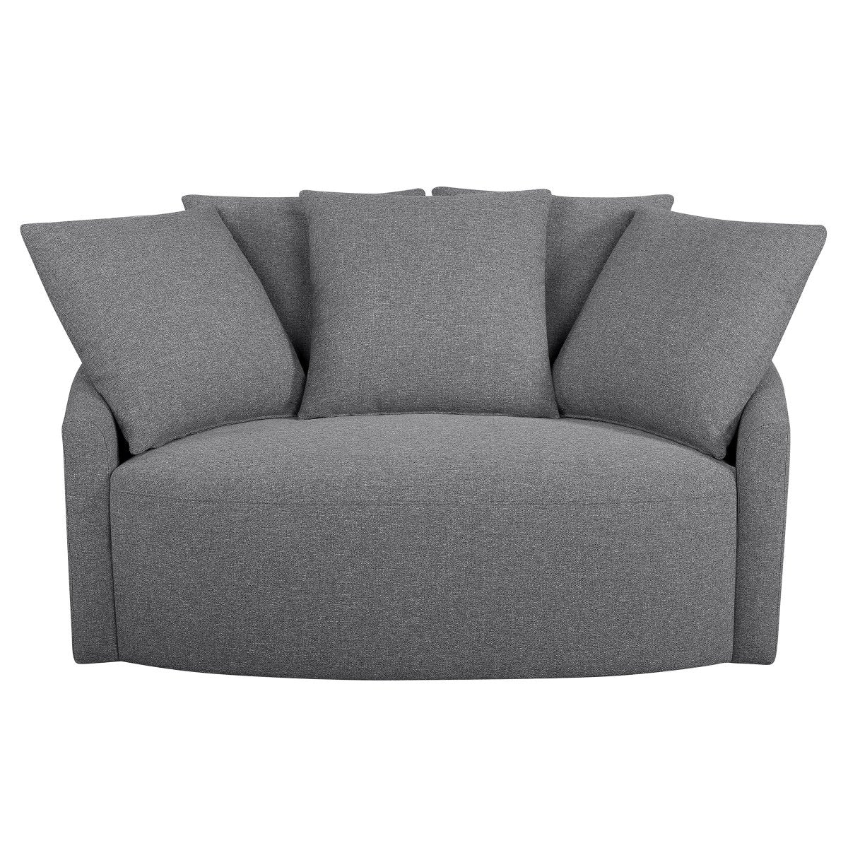 Thomasville 59" Fabric Swivel Chair - Alpine Outlets