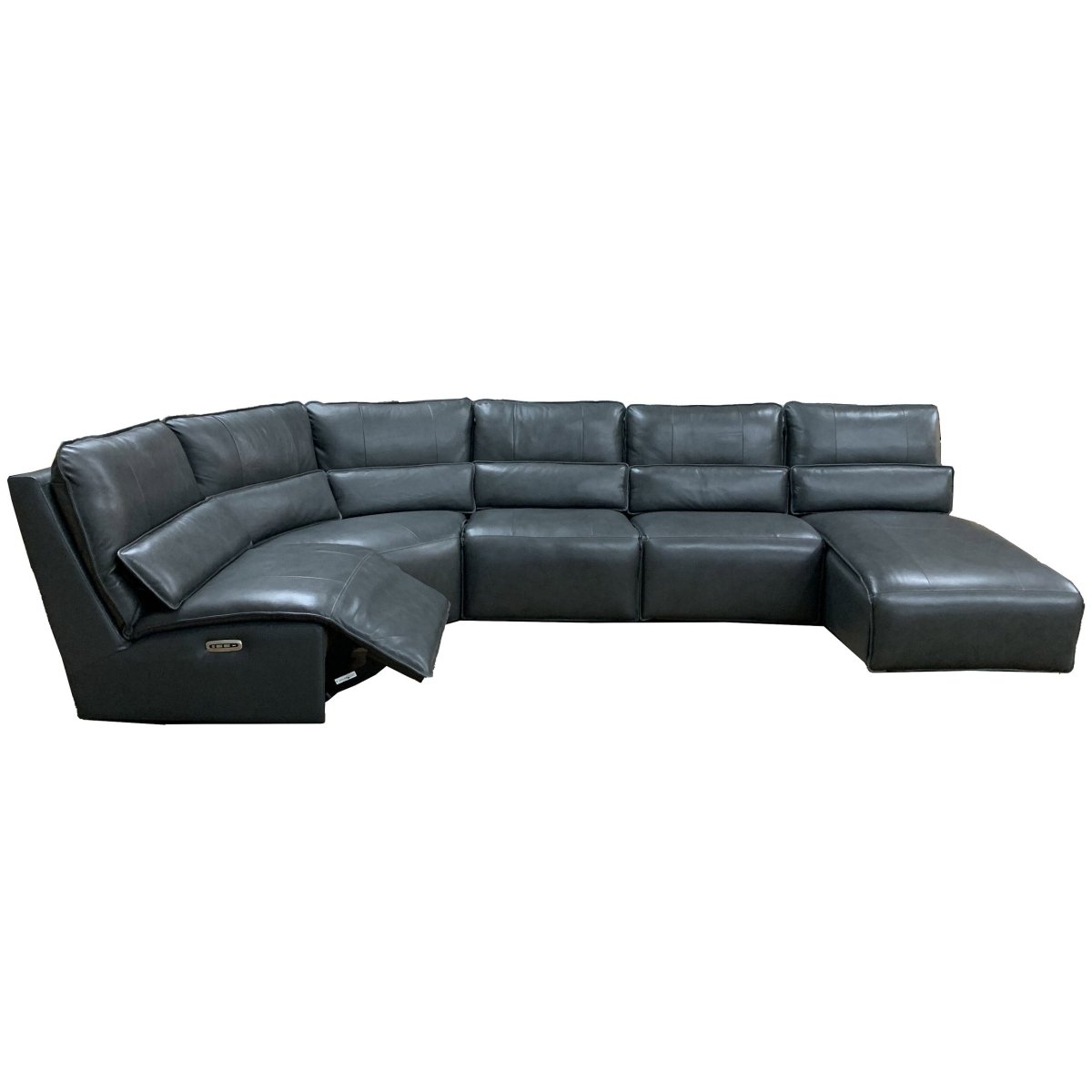 Williamton Leather Modular Power Reclining Sectional - Alpine Outlets
